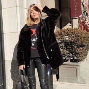 Free People Lindsay Faux Fur Coat